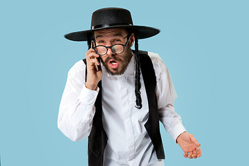 Image showing Portrait of a young orthodox Hasdim Jewish man