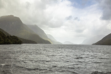 Image showing Doubtful Sound Fiordland National Park New Zealand