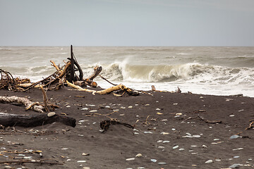 Image showing jade beach Hokitika, New Zealand