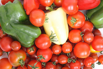 Image showing tomatoes background