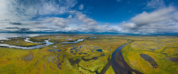 Image showing Avacha river delta on Kamchatka