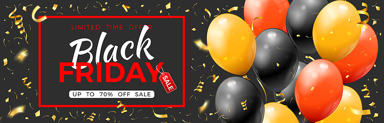 Image showing Black Friday Sale Banner