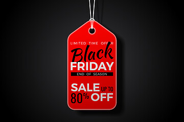 Image showing Black Friday Sale Tag