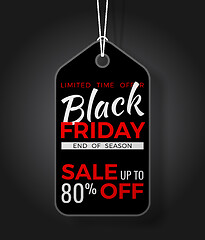Image showing Black Friday Sale Tag