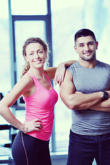 Image showing couple at the gym