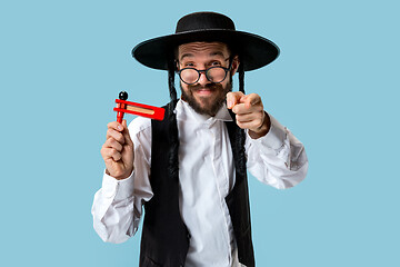 Image showing Portrait of a young orthodox Hasdim Jewish man