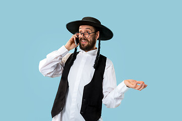 Image showing Portrait of a young orthodox Hasdim Jewish man