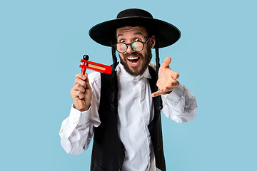 Image showing Portrait of a young orthodox Hasdim Jewish man