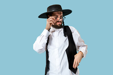 Image showing Portrait of a young orthodox Hasdim Jewish man