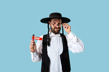 Image showing Portrait of a young orthodox Hasdim Jewish man