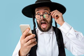 Image showing Portrait of a young orthodox Hasdim Jewish man