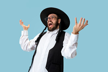 Image showing Portrait of a young orthodox Hasdim Jewish man