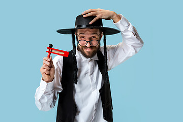 Image showing Portrait of a young orthodox Hasdim Jewish man