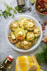 Image showing Grilled zucchini 