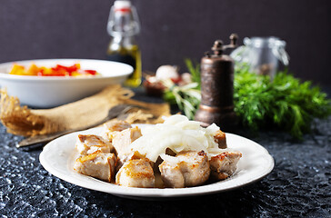 Image showing fried chicken fillet