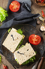 Image showing sandwiches