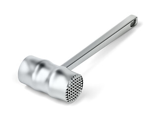 Image showing Metal meat hammer