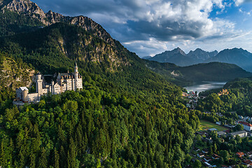 Image showing Neuschwanstein Castle Bavarian Alps Germany