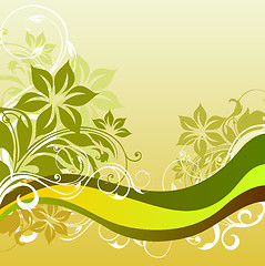 Image showing floral background