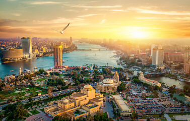 Image showing View from the Cairo tower