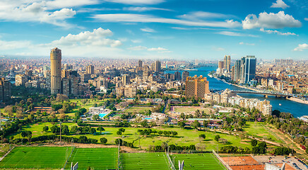 Image showing Cairo aerial View