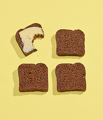 Image showing rye bread slices