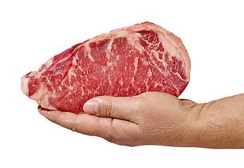 Image showing fresh raw steak