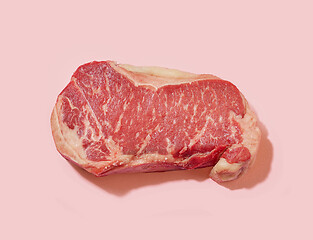 Image showing fresh raw beef steak