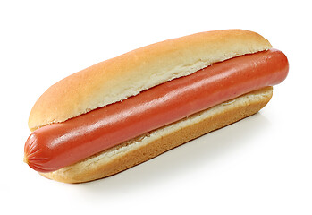 Image showing hot dog on white background