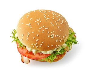 Image showing fresh tasty burger