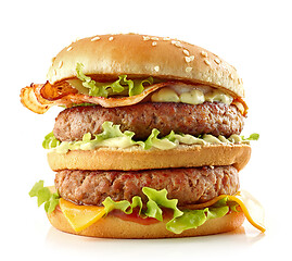 Image showing fresh tasty burger