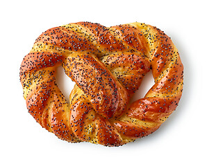 Image showing freshly baked sweet pretzel