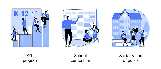 Image showing Education program abstract concept vector illustrations.