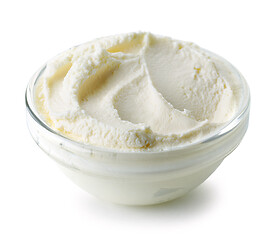 Image showing bowl of cream cheese