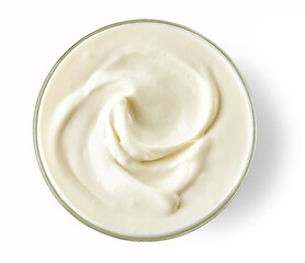 Image showing bowl of whipped cream cheese