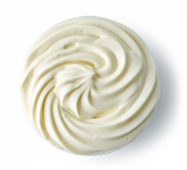 Image showing bowl of whipped cream cheese