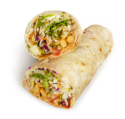 Image showing doner kebab wrap