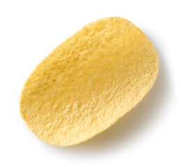 Image showing potato chip on white background