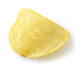 Image showing potato chip on white background