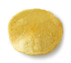 Image showing potato chip on white background