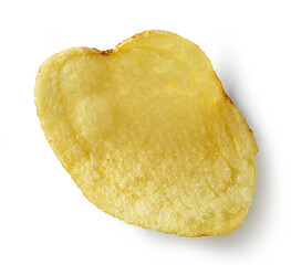 Image showing potato chip on white background