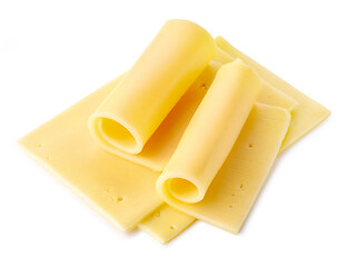 Image showing slices of cheese