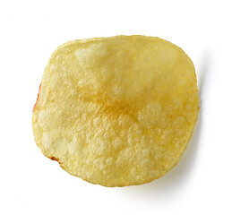 Image showing potato chip on white background