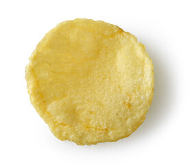 Image showing potato chip on white background