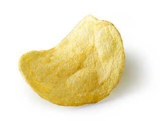 Image showing potato chip on white background