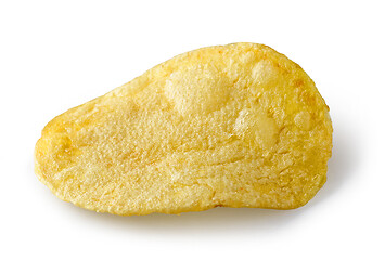 Image showing potato chip on white background