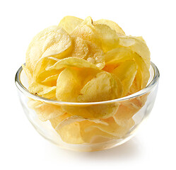 Image showing bowl of potato chips