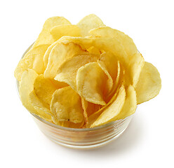 Image showing bowl of potato chips