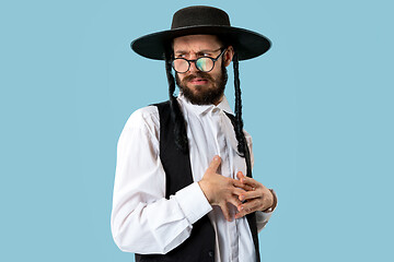 Image showing Portrait of a young orthodox Hasdim Jewish man