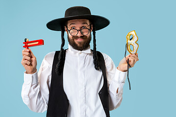 Image showing Portrait of a young orthodox Hasdim Jewish man